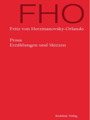 cover image of Prosa